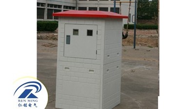 仁铭电气机井智能灌溉射频控制器 圆型小屋型玻璃钢室外机