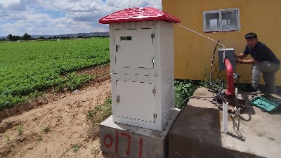 灌溉计量设备德州仁铭电气设备智慧农业机井射频控制器