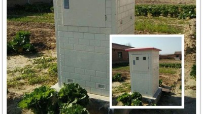农田灌溉数据上传系统 机井灌溉控制柜 玻璃钢智能井房设计方案