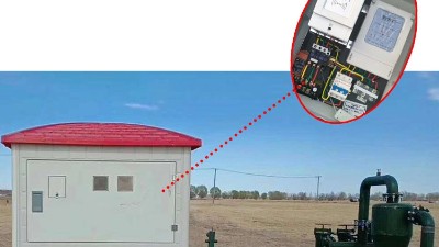 农业生产智能灌溉玻璃钢智能井房 机井灌溉控制系统