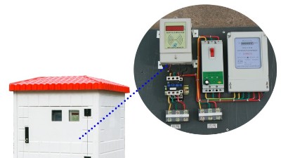 仁铭电气智能灌溉控制器 IC卡水电双计量水资源测控器语音播报